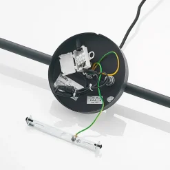 Lindby Benja pendellampe, 3 lyskilder, sort