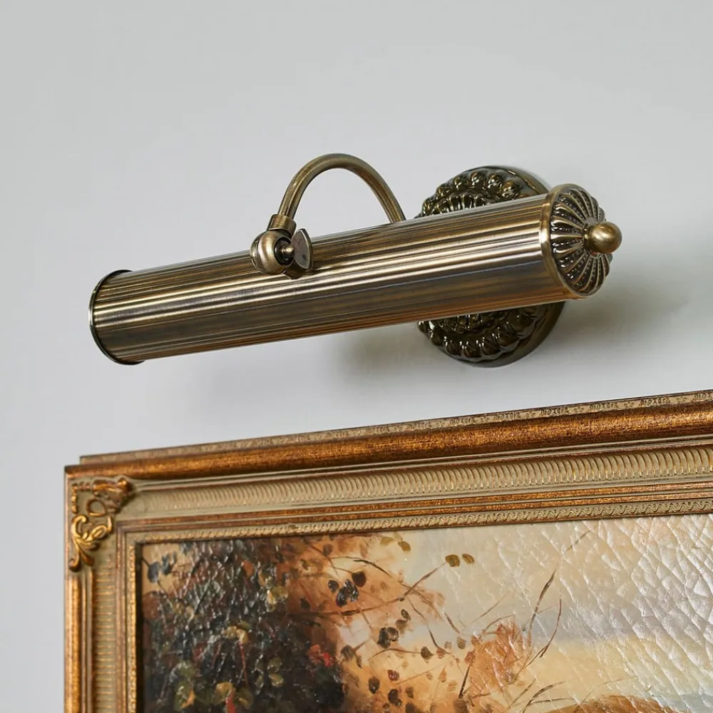 Lindby billedvægslampe Joely, 37 cm, messing, metal, E14