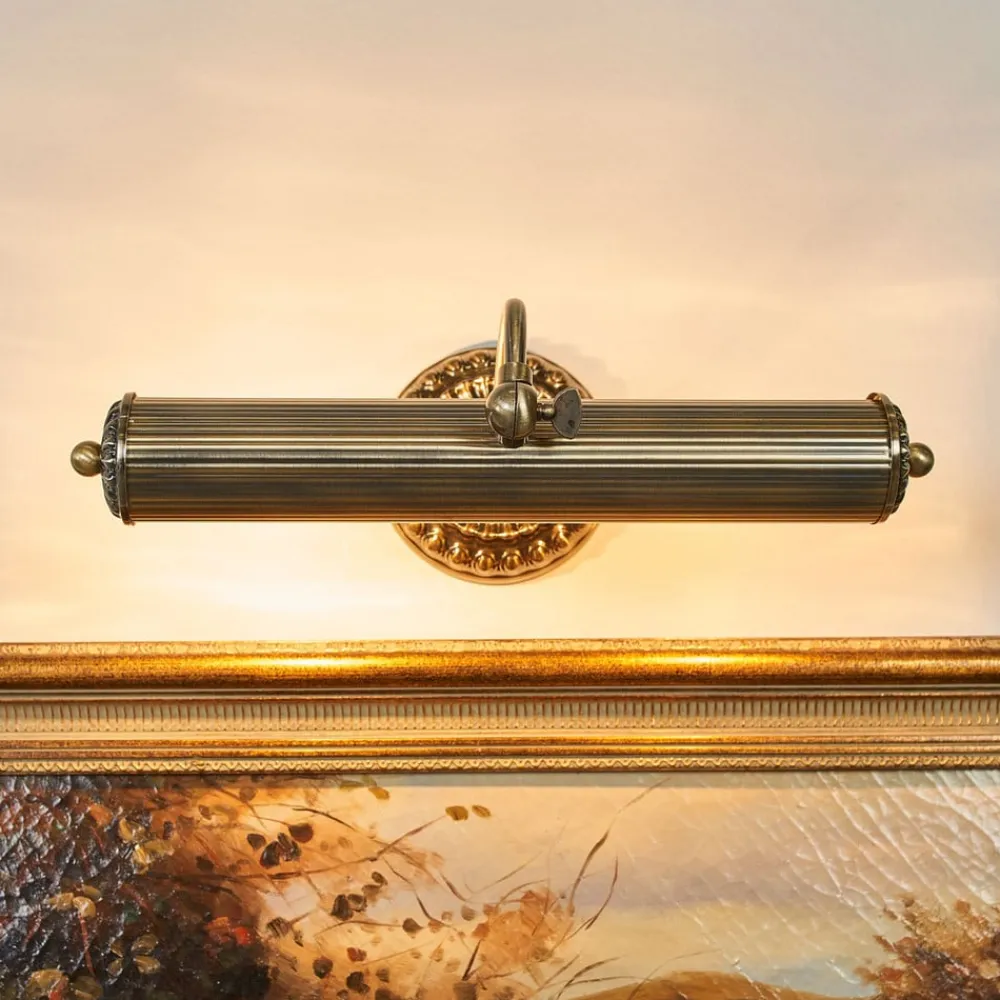 Lindby billedvægslampe Joely, 37 cm, messing, metal, E14