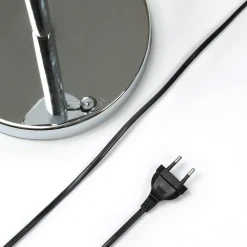 bordlampe Benjiro, hvid, tekstil, læselampe, 52 cm^Lindby Outlet