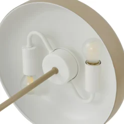 bordlampe Edion, beige, metal, 45 cm^Lindby Hot