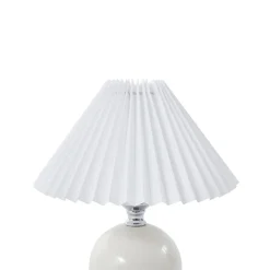 bordlampe Kerimi, keramik, cremefarvet^Lindby Sale