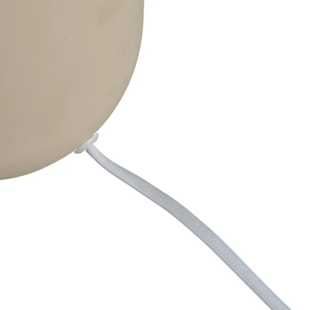 Lindby Pendellamper|Bordlamper>bordlampe Lennes, beige, glas, Ø 20 cm