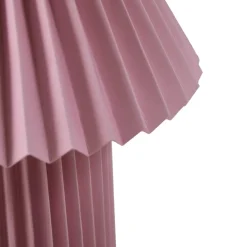 bordlampe Magali, pink, papir, Ø 34 cm, E14^Lindby Best