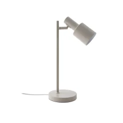 Lindby bordlampe Ovelia, beige, metal, E27