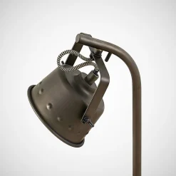 Lindby bordlampe Rubinjo, 37 cm, sort, træ, metal, GU10
