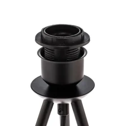 bordlampe Soula, Ø 20 cm, beige, plast, E27^Lindby New