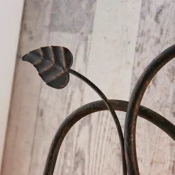 bordlampe Stefania, sort/guld, glas, E14, 40 cm^Lindby Clearance