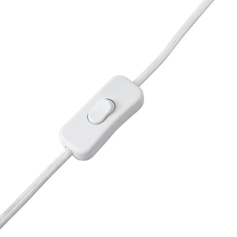 Lindby Pendellamper|Bordlamper>bordlampe Thalassia, hvid, Ø 30 cm, keramik