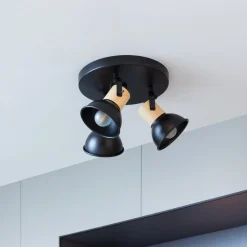 Lindby Bosko spotlight, 3 lyskilder, rund