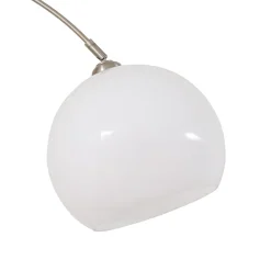 buelampe Alverton, hvid/nikkel, glas, 197 cm^Lindby Sale