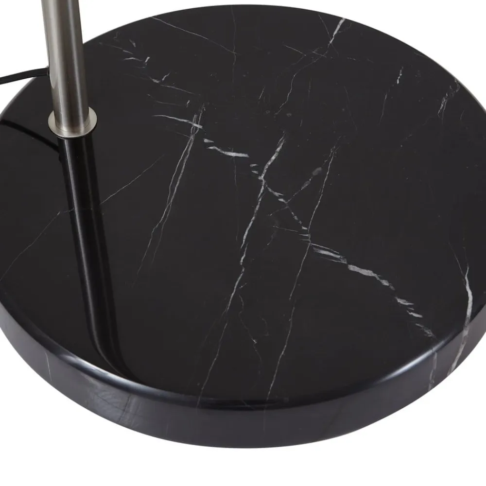 Lindby Pendellamper|Gulvlamper>buelampe Hernando, nikkel, stål, højde 188 cm