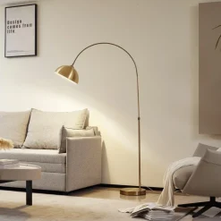 buelampe Lennart, antik messing, metal 183 cm^Lindby Best