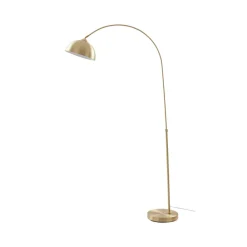 buelampe Lennart, messing, højdejusterbar, E27^Lindby Hot