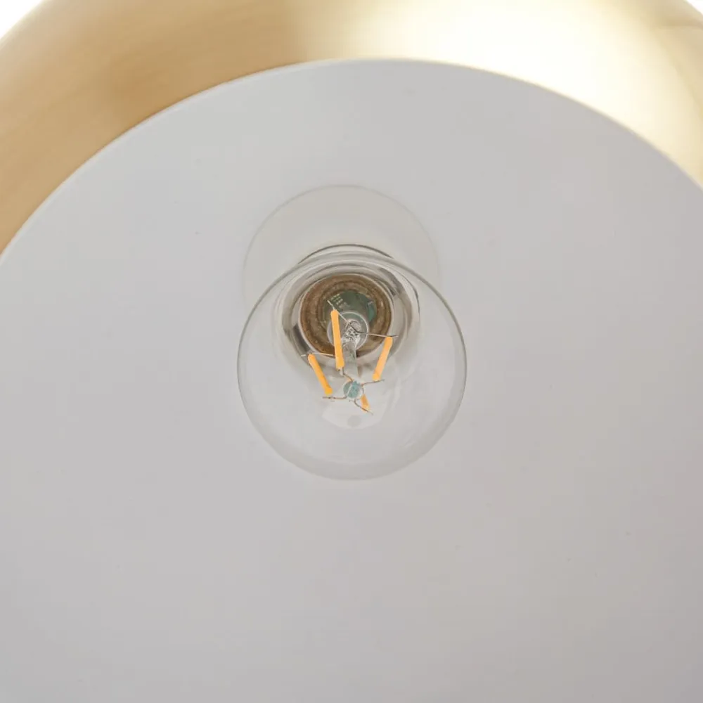 Lindby Pendellamper|Gulvlamper>buelampe Moisia, messingfarvet, metal, 148 cm