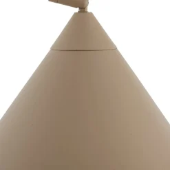 Lindby buelampe Triangolo, beige, højde 195 cm, metal, E27