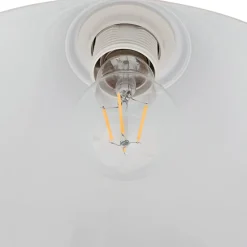 Lindby buelampe Triangolo, beige, højde 195 cm, metal, E27