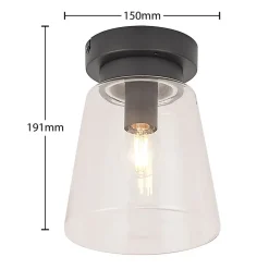 Carmalin loftslampe i glas^Lindby Sale