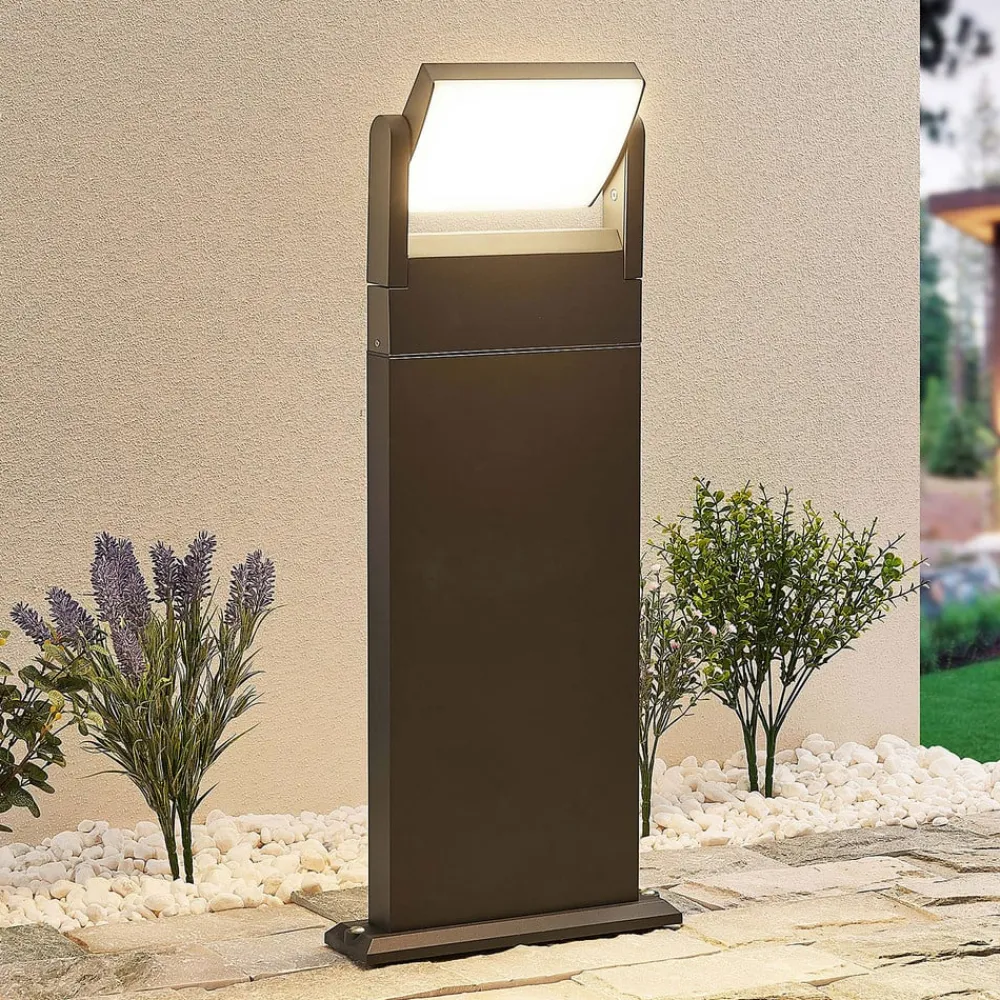 Lindby Gadebelysning>Cathalena LED-gadelampe i mørkegrå