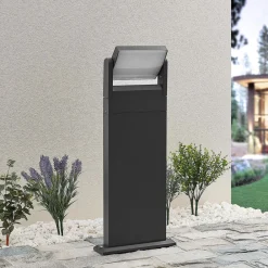 Lindby Gadebelysning>Cathalena LED-gadelampe i mørkegrå