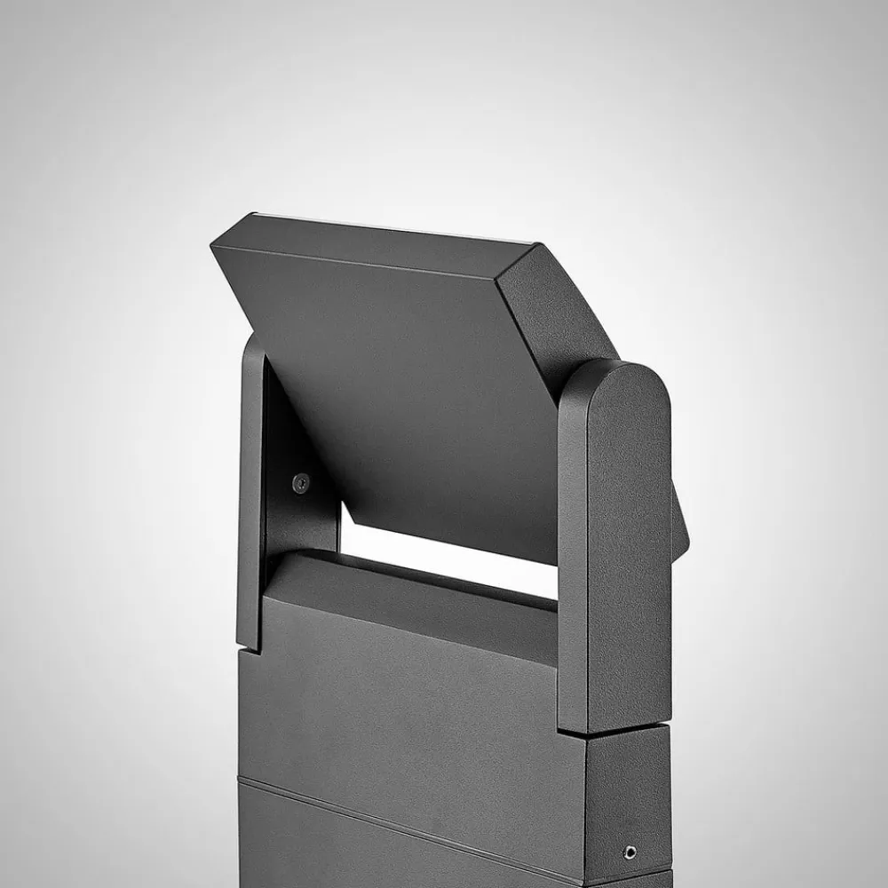 Lindby Gadebelysning>Cathalena LED-gadelampe i mørkegrå