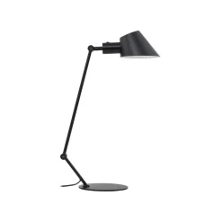 Lindby Corali bordlampe, sort, metal, højde 64 cm
