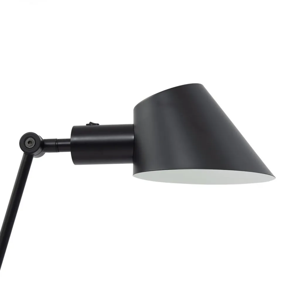 Lindby Corali bordlampe, sort, metal, højde 64 cm