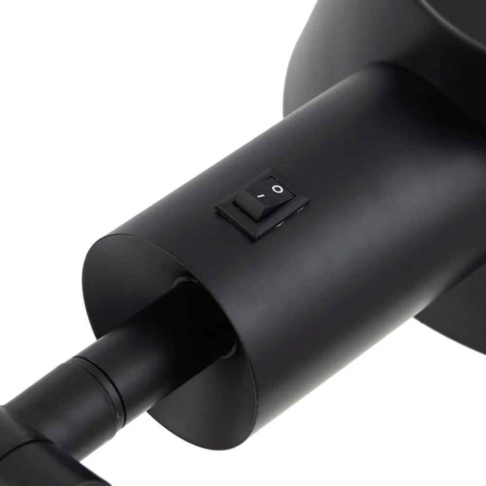 Lindby Corali bordlampe, sort, metal, højde 64 cm