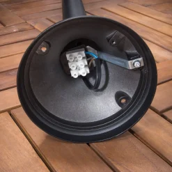 Lindby Daphne vejlampe, 120 cm, sort, metal, E27