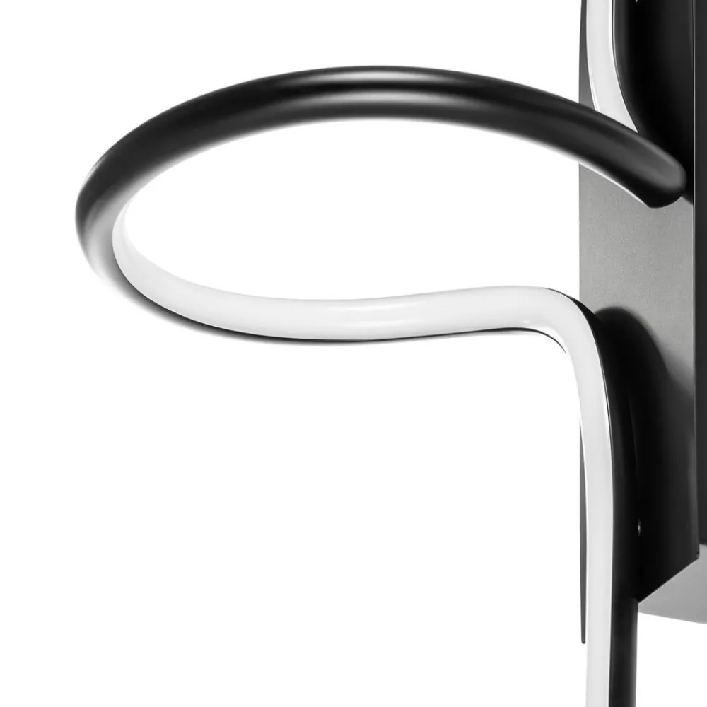 Divola LED-væglampe, stepdim, sort^Lindby Best