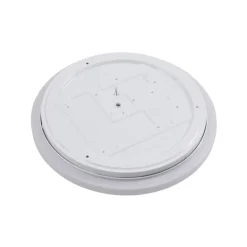 Lindby Doki LED udendørs loftslampe, 34 cm, hvid, plast