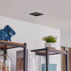 downlight Thorid, sort, 10 x 10 cm, sæt med 10, GU10^Lindby Discount