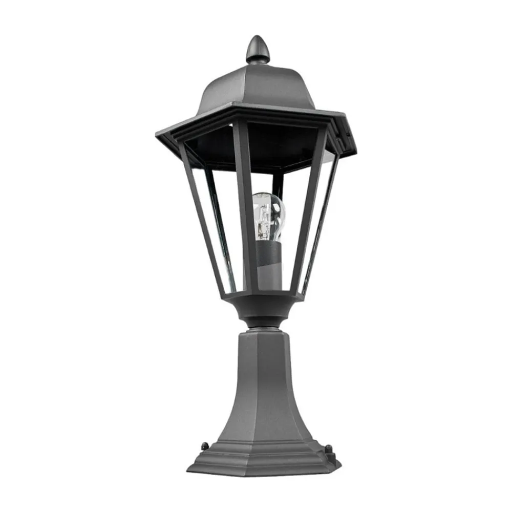 Lindby Terrassebelysning|Sokkellamper>Edana sokkellampe, 52 cm, antracit, E27, IP44