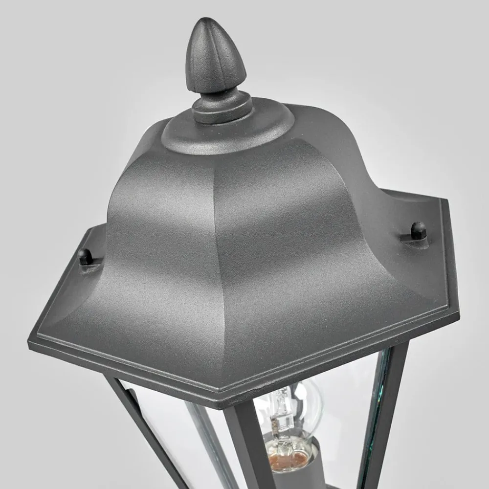 Lindby Terrassebelysning|Sokkellamper>Edana sokkellampe, 52 cm, antracit, E27, IP44