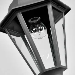 Lindby Edana udendørs hængelampe, 40 cm, antracit, E27, IP44