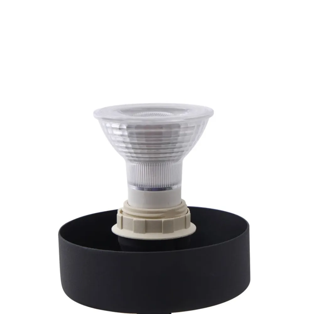 Lindby Ediz loftslampe, 3-lys, GU10, træ, 73 cm lang