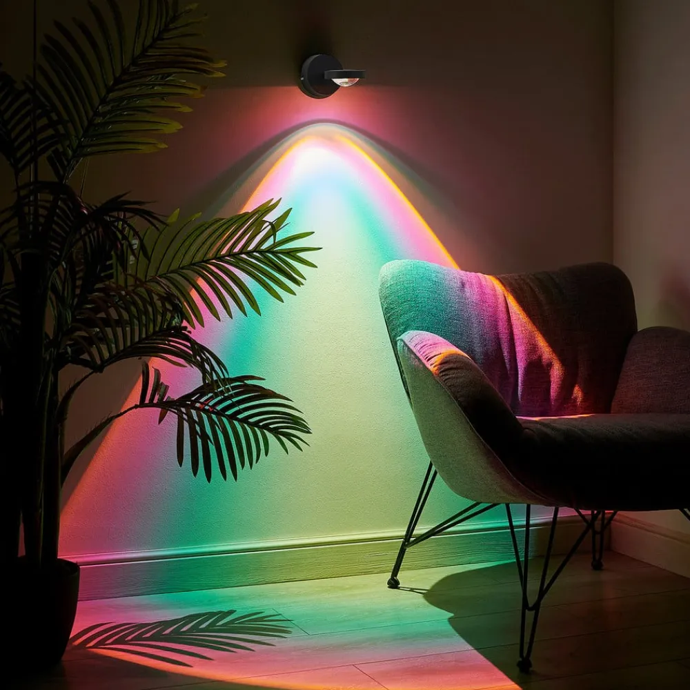 Lindby Edonita LED-væglampe med effektlys