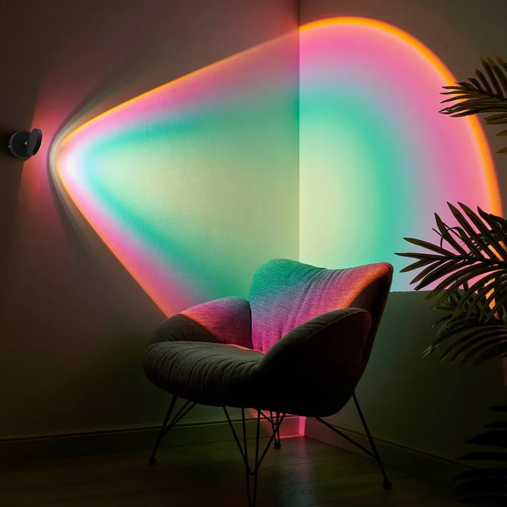 Lindby Edonita LED-væglampe med effektlys