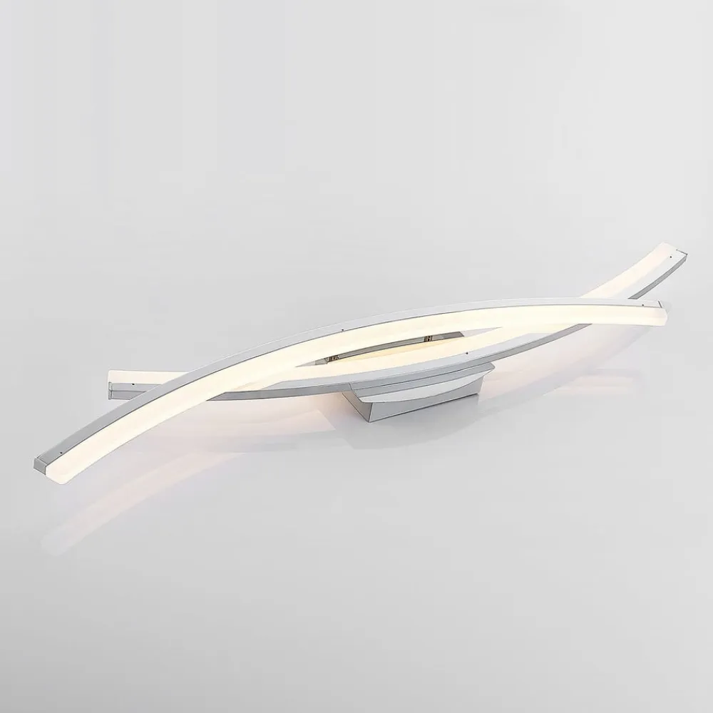 Lindby Elarit LED-loftlampe, forkromet