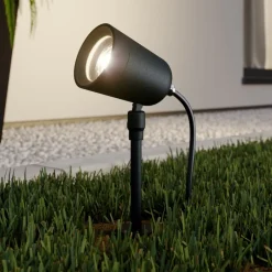 Elmana spot med jordspyd, GU10, IP65^Lindby Discount