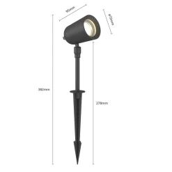 Elmana spot med jordspyd, GU10, IP65^Lindby Discount