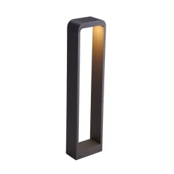 Emima LED-gadelampe, 80 cm, antracit, aluminium^Lindby Outlet