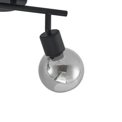 Lindby Eridia loftspot, sort, 2 lyskilder