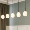 Lindby Pendellamper|Pendellamper>Etiena pendellampe, 5 lyskilder, opal glas