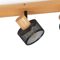 Lindby Evinora loftspot af træ, 3 lyskilder