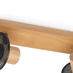 Lindby Evinora loftspot af træ, 3 lyskilder