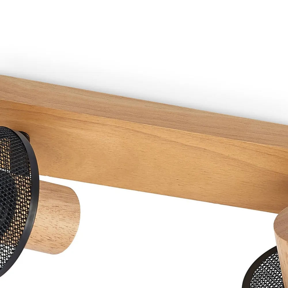 Lindby Evinora loftspot af træ, 3 lyskilder