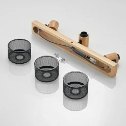 Lindby Evinora loftspot af træ, 3 lyskilder