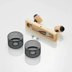 Lindby Evinora loftspot af træ, 2 lyskilder