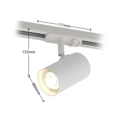 1-faset skinnesystem Linaro, GU10, 14 lyskilde, hvid^Lindby Sale